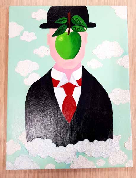 18 Come Magritte 40x30x2